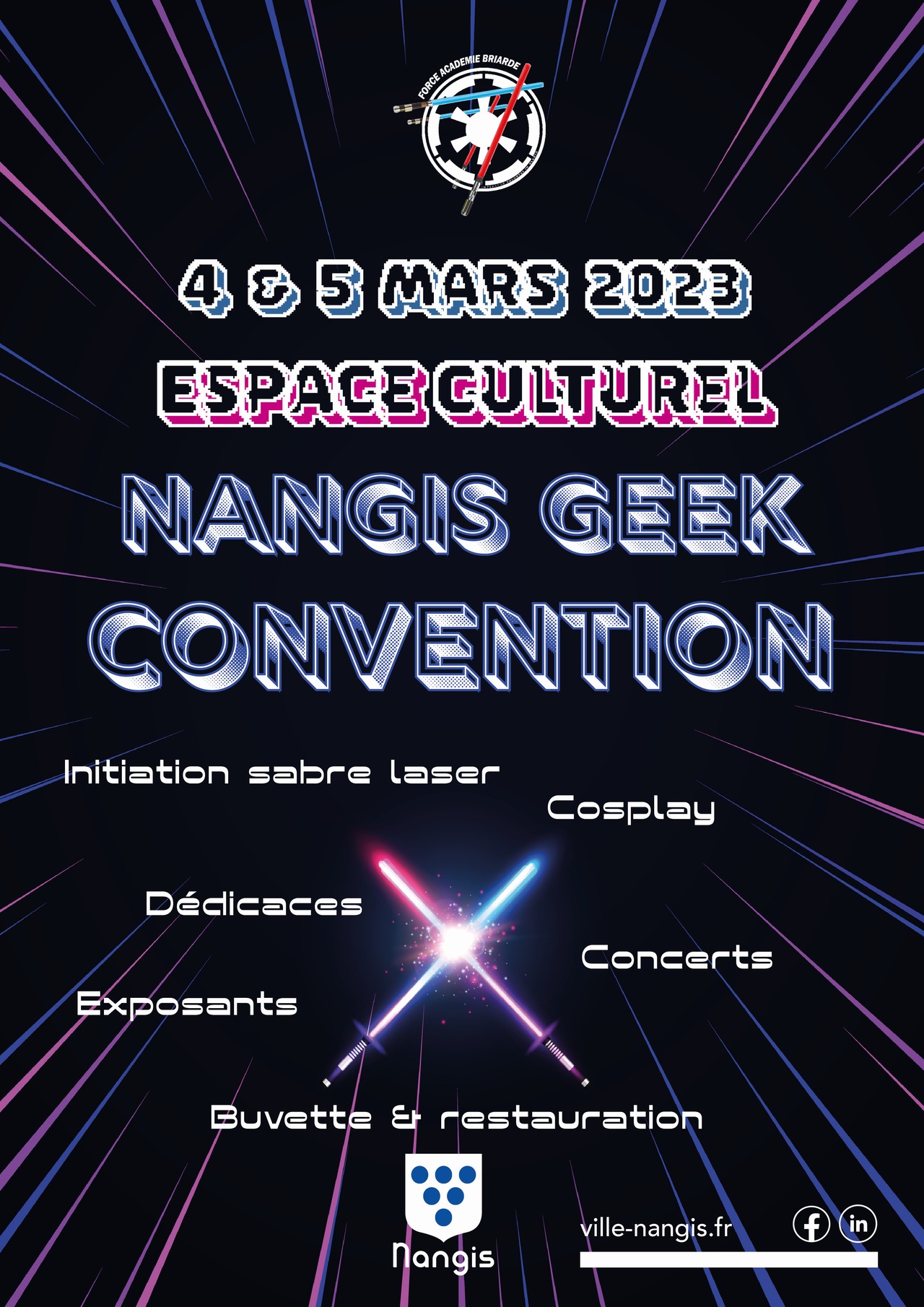 Nangis Geek Convention - Affiche