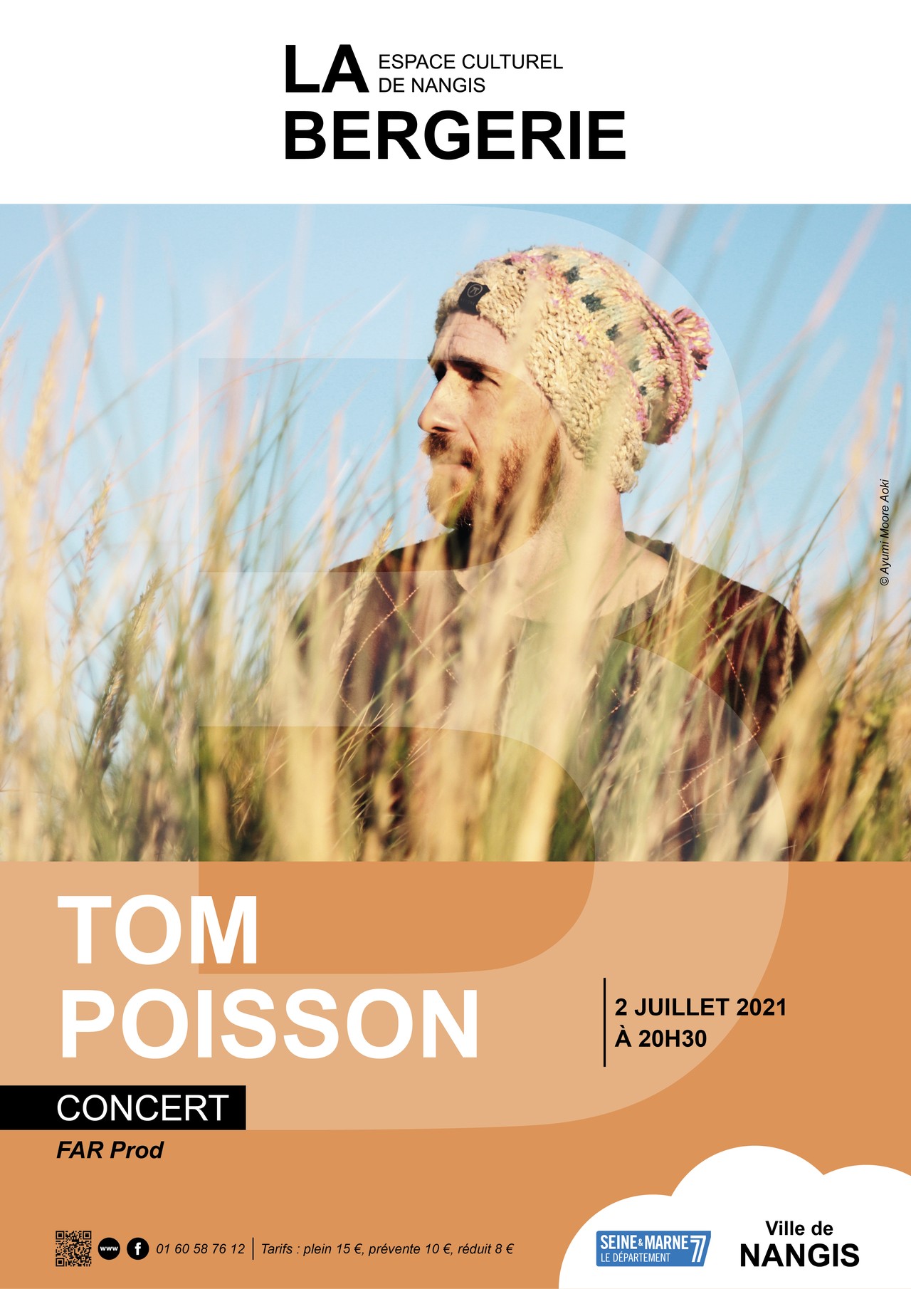 Concert Tom Poisson : affiche
