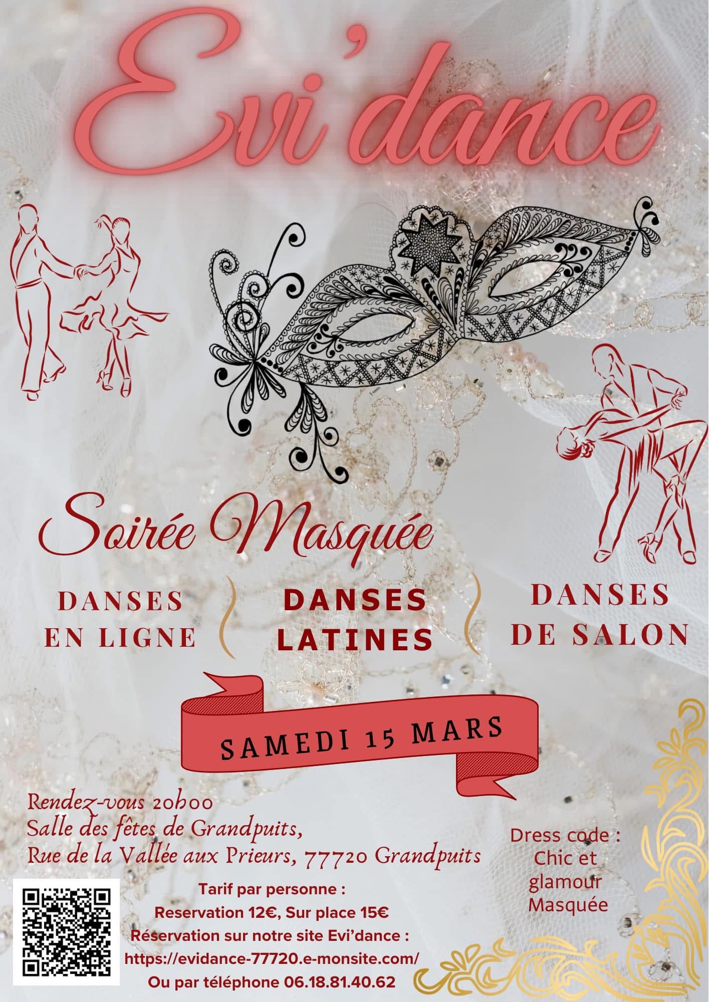 Soirée Masquée Evi'dance