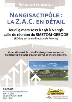 Réunion publique Nangisactipôle 09/03/2017